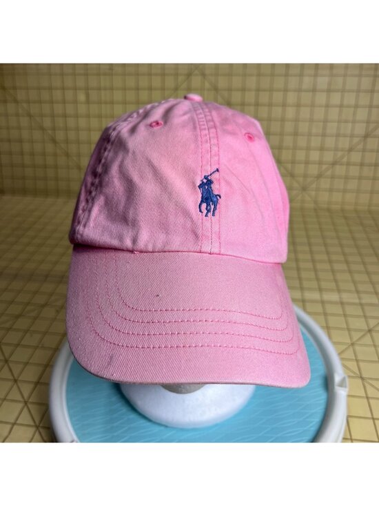 Polo Ralph Lauren Accessories - Polo Ralph Lauren Pink Adjustable Baseball Cap With Embroidered Logo